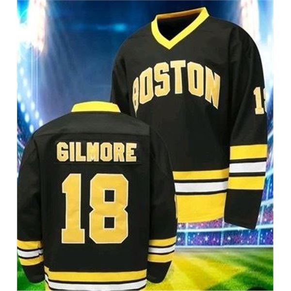 1 Happy Gilmore #18 Boston Stitched Men's Jersey - Size 3XL - New