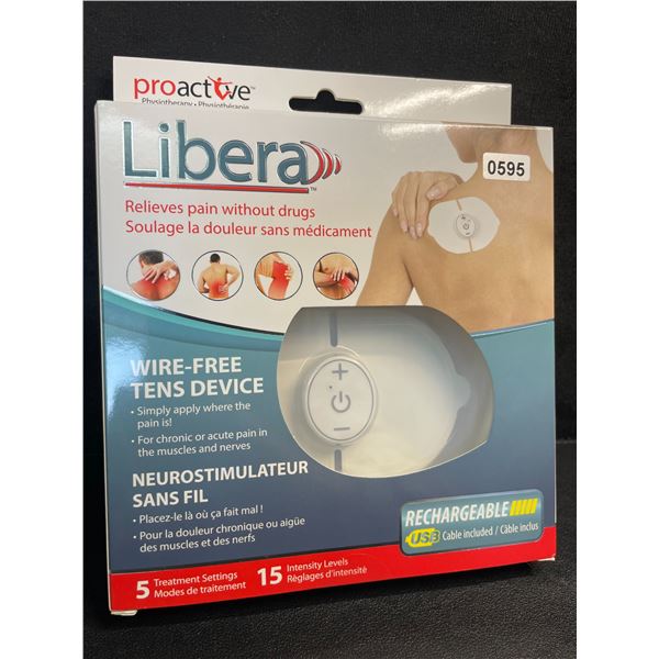 1 ProActive Libera Wire-Free Wireless TENS Device for Pain Relieve in Muscles/Nerves - NEW