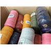 Image 5 : Box of 34 Rolls of Assorted Color Macrame Yarn/Cord - Great for Crafts, Hanging Plants, etc. New