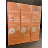 Image 1 : 3 Vigority KP Advanced Bump Eraser Body Scrubs - Cleanses/Exfoliates Skin/Reduces Bumps - New