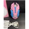 Image 3 : 1 Overwatch Inspired DVA Wireless Gaming Mouse - RGB Backlit 2.4Ghz Wireless Mouse - New