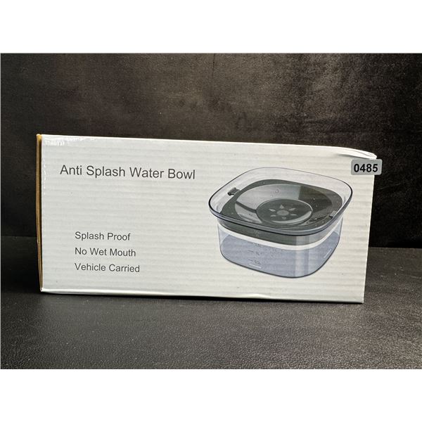 1 Anti Splash Pet Water Bowl Perfect for Home and Travel - New