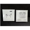 Image 2 : 2 Pairs of Wireless Earbuds (AirPod Style Dupes) with Wireless Charging Cases - New