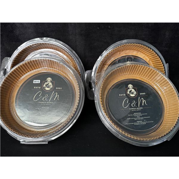 4 Packs of 50PCS - Cookie and Mookie Air Fryer/Microwave/Steamer Inserts 7.8" 4.5-5L - New