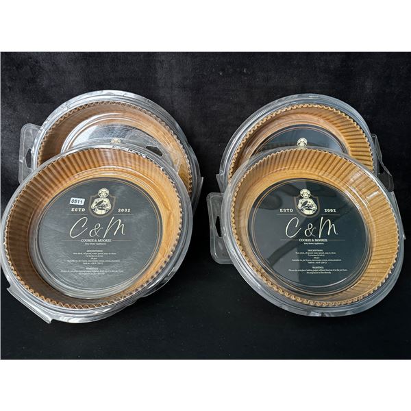 4 Packs of 50PCS - Cookie and Mookie Air Fryer/Microwave/Steamer Inserts 7.8" 4.5-5L - New