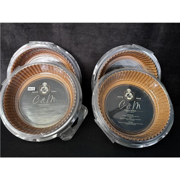 4 Packs of 50PCS - Cookie and Mookie Air Fryer/Microwave/Steamer Inserts 6.5" 3-4L - New