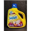 Image 1 : 1 4.0L Bottle of Sunlight Morning Fresh Laundry Detergent 100 Load Count - New