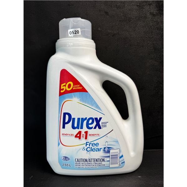 1 Bottle of Pyrex 4IN1 Free and Clear Laundry Detergent 50 Load Count - New
