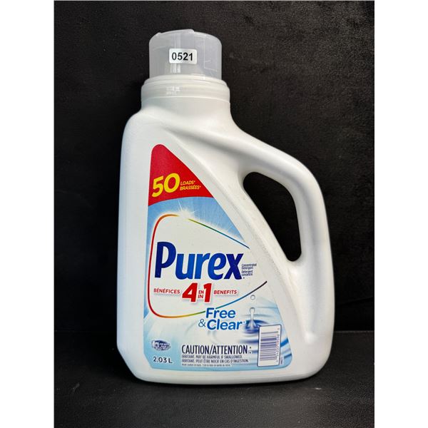 1 Bottle of Pyrex 4IN1 Free and Clear Laundry Detergent 50 Load Count - New