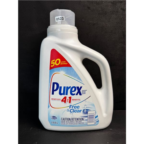 1 Bottle of Pyrex 4IN1 Free and Clear Laundry Detergent 50 Load Count - New