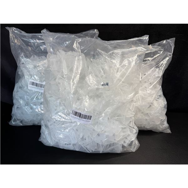 3 Bags of Tile Levelling Spacers for Flooring/Backsplash etc 400PCS/Bag - New