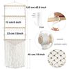 Image 2 : 2 Wall-Hanging Macrame Girls Headband/Hair Bow/Accessories Organizers - Brand New