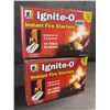 Image 1 : 2 Boxes of Ignite-O Instant Fire Starters for Fireplaces/Grills/Camping and More - New