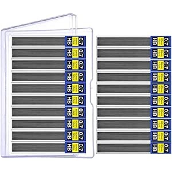 7 Packs of Mechanical Pencil Lead Refills (0.7mm) - 40 Tubes/480PCs Each Pack - New