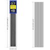 Image 4 : 7 Packs of Mechanical Pencil Lead Refills (0.7mm) - 40 Tubes/480PCs Each Pack - New