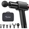 Image 1 : 1 Sportneer Portable Handheld Deep-Tissue Massage Gun for Pain Relief - NEW SEALED!!