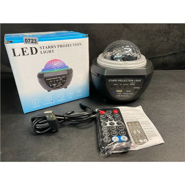 1 LED Starry Night Light Projector/Star Night Light w/ Remote - Brand New