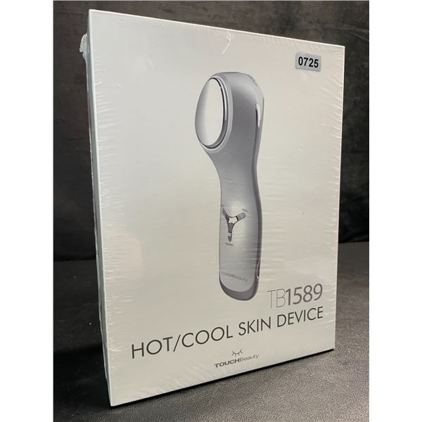 1 TouchBeauty TB1589 Hot/Cool Skin Device with Sonic Vibration - New Sealed!