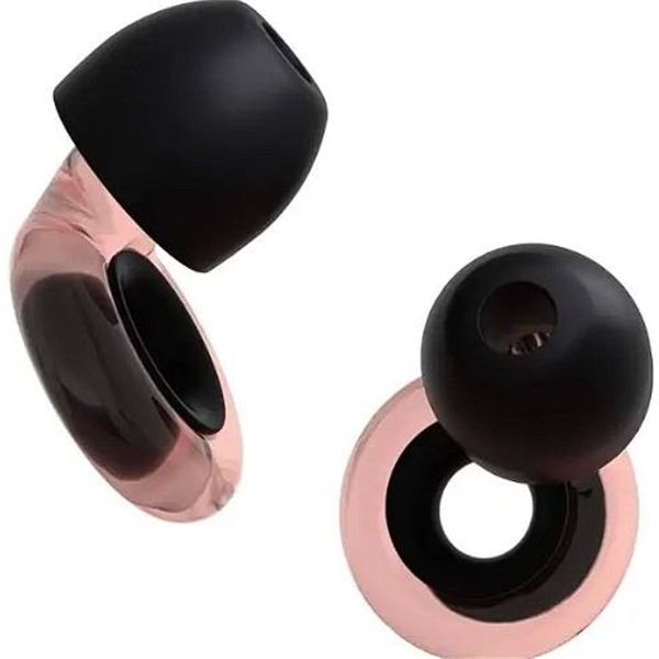 Loop Engage Plus Earplugs - 8 Ear Tip Sizes Incl; 16 dB & 10dB NRR coverage - Lucid Rose - New