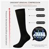 Image 2 : 4-Pairs of Compression Socks for Adults (20-30mmHg) Compression Stockings - New