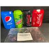 Image 4 : 4-Pack of Silicone Beer Can Sleeves/Soda Pop Design Beer Can Covers - New
