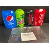 Image 4 : 4-Pack of Silicone Beer Can Sleeves/Soda Pop Design Beer Can Covers - New