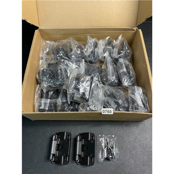 18-Packs of Cabinet Door Hinges (2 Per Pack/36 PCS) 2" Size - New