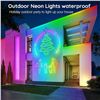 Image 7 : 100FT Ailbton LED Neon Rope Light Kit; App/Remote Control Waterproof RGB Neon Rope Lights - New