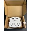 Image 1 : 1 AmazonBasics 3-Outlet Surge Protector Wall-Outlet Extender w/ 2 USB Ports - New