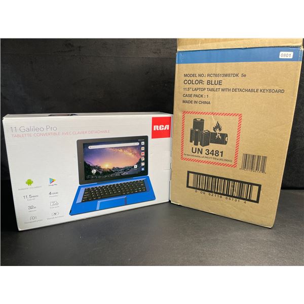 1 RCA 11.5" Galileo Pro Laptop Tablet with Detachable Keyboard (Blue) 32GB - NEW SEALED!!