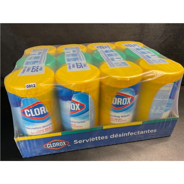 1 Case of Clorox Disinfecting Wipes; 12 Tubs Included! (900 Wipes Total) - New Sealed