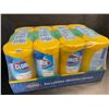 Image 1 : 1 Case of Clorox Disinfecting Wipes; 12 Tubs Included! (900 Wipes Total) - New Sealed
