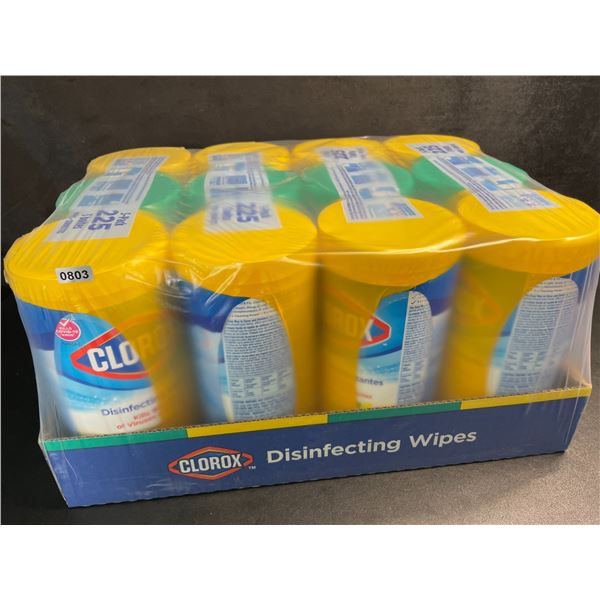 1 Case of Clorox Disinfecting Wipes; 12 Tubs Included! (900 Wipes Total) - New Sealed
