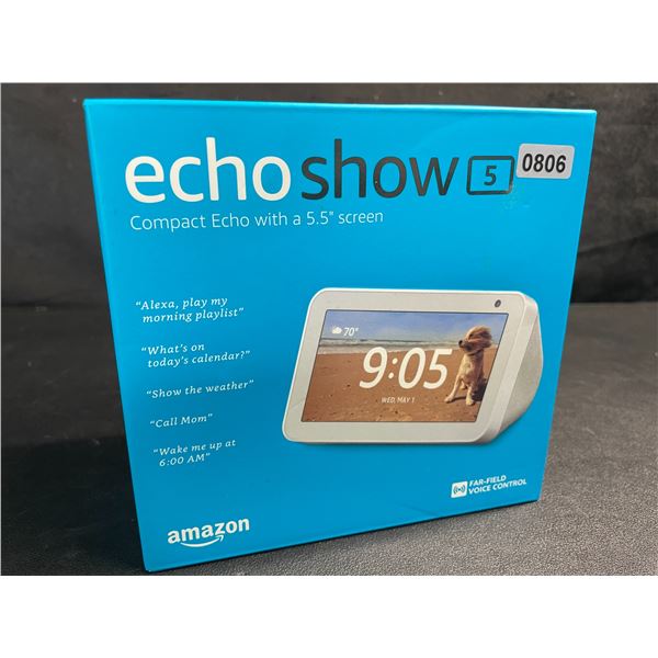 1 Amazon Echo Show 5 - Compact Echo with a 5.5" Screen - NEW SEALED!