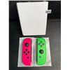 Image 1 : 1 Pair of L+R Neon Joy-Con Controllers for Nintendo Switch (Green/Pink) - Brand New