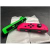 Image 5 : 1 Pair of L+R Neon Joy-Con Controllers for Nintendo Switch (Green/Pink) - Brand New