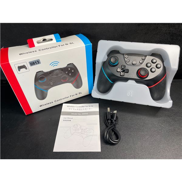 1 Wireless Controller for Nintendo Switch - Blue/Red - USB-C Rechargeable - New