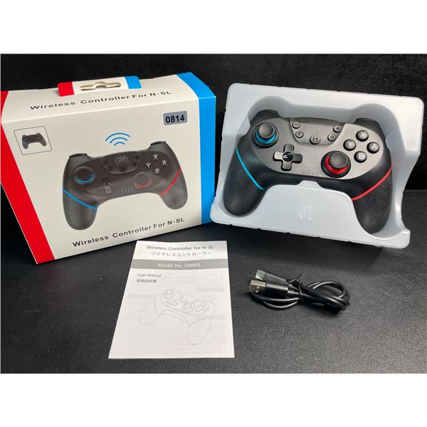 1 Wireless Controller for Nintendo Switch - Blue/Red - USB-C Rechargeable - New