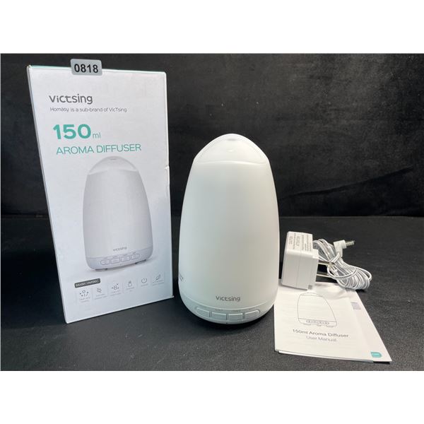 1 Victsing 150ml Aroma/Essential Oil Scent Diffuser Humidifier w/ Colorful LED Night Light - New