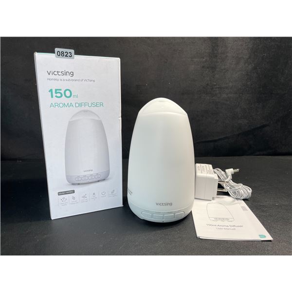 1 Victsing 150ml Aroma/Essential Oil Scent Diffuser Humidifier w/ Colorful LED Night Light - New