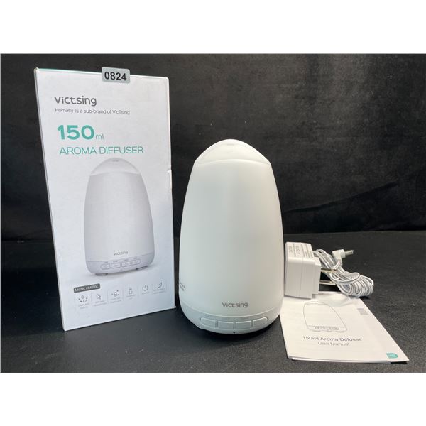 1 Victsing 150ml Aroma/Essential Oil Scent Diffuser Humidifier w/ Colorful LED Night Light - New