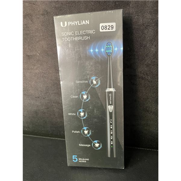 1 Uphylian Sonic Electric Toothbrush Kit - H8 Series - 5 Brushing Modes - New Sealed!