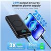 Image 7 : 1 High-Capacity Power Bank (40,800mAh) Portable Charger w/ 3-Built In Cables/Wireless Charging - New