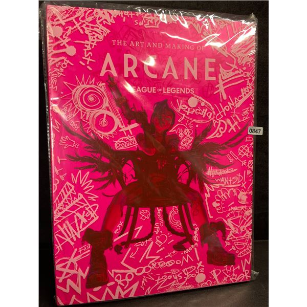 1 The Art and Making of Arcane League of Legends Hardcover Book - New Sealed