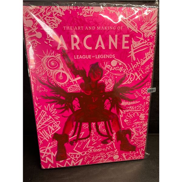 1 The Art and Making of Arcane League of Legends Hardcover Book - New Sealed