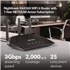 Image 7 : 1 Netgear AX3000 Nighthawk AX4 WiFi 6 Router (RAX36S) - NEW SEALED!