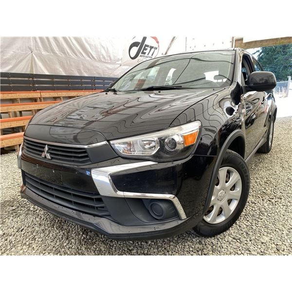 2016 MITSUBISHI RVR, BLACK, 285416 KMS, FRONT WHEEL DRIVE. - D605589