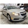 Image 8 : 2013 CHEVROLET CRUZE, GREY, 125329 KMS, FRONT WHEEL DRIVE. - D217202