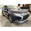 Image 8 : 2017 MITSUBISHI OUTLANDER "NO RESERVE", BLUE, 167487 KMS, FOUR WHEEL DRIVE. - D612165