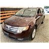 Image 3 : 2009 FORD EDGE, MAROON, 233533 KMS, ALL WHEEL DRIVE. - DA80717